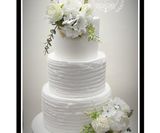wedding white4tier silk flowers